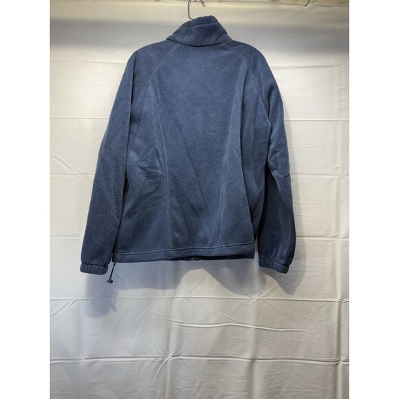 Columbia Navy Blue Fleece Full Zip Jacket Athletic Casual Women’s Size 1X - Picture 3 of 6
